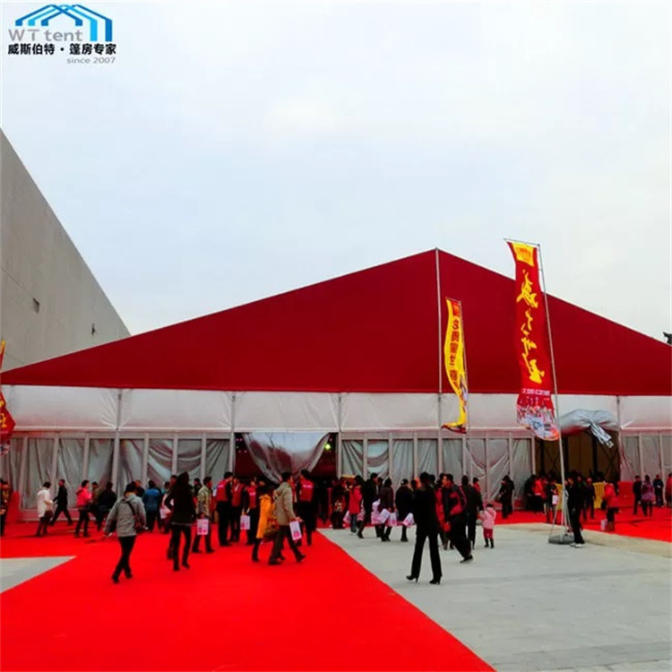 high quality concrete stretch marquee event weddings party hall tent with floor decoration