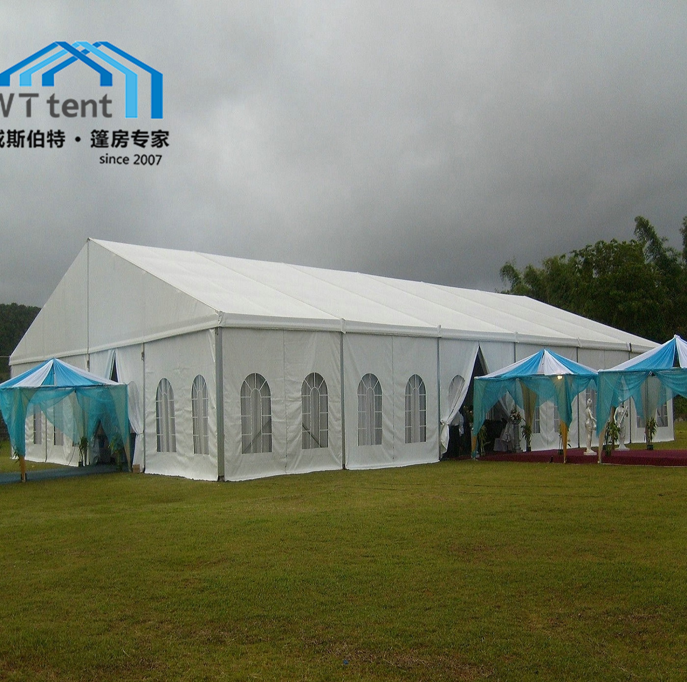 Hot sale White Outdoor Canopy Garden Gable Frame Tent Party Event Wedding Tents For Events 20 ft x 30 ft (6 m x 9 m)