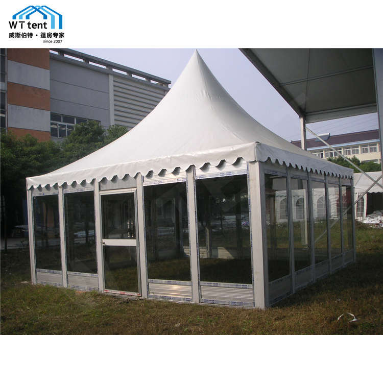 Good Quality Outdoor Aluminum Alloy Structure White Pvc Canopy Marquee Pagoda Tent Business Events Wedding Parties Tent On Sale