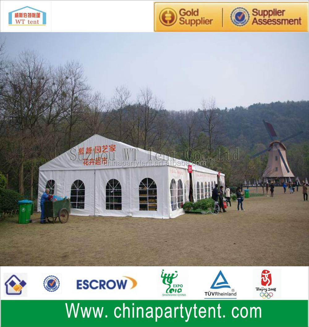 High Quality 10x12 10x15 10x20 10x30 10x40 10x50 trade show canopy white 20 x 40 marquee event party tent