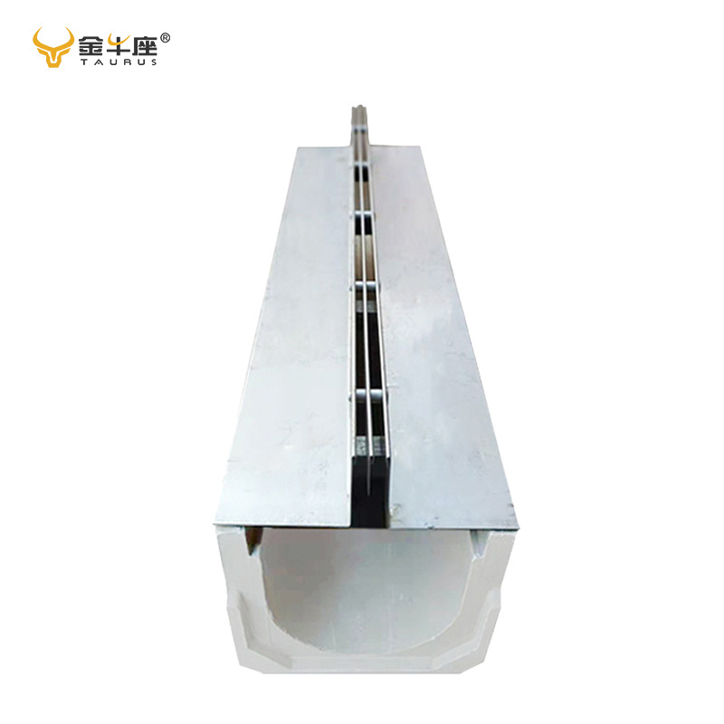 JNZ Best Selling Polymer Concrete U Shaped Drainage Channel  New Type 201/304 Stainless Steel Linear Drainage Ditch