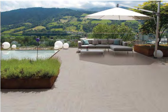 JNZ Corrosion-resistant porcelain outdoor tiles 20mm Natural stone look tiles for outdoor patios and decks