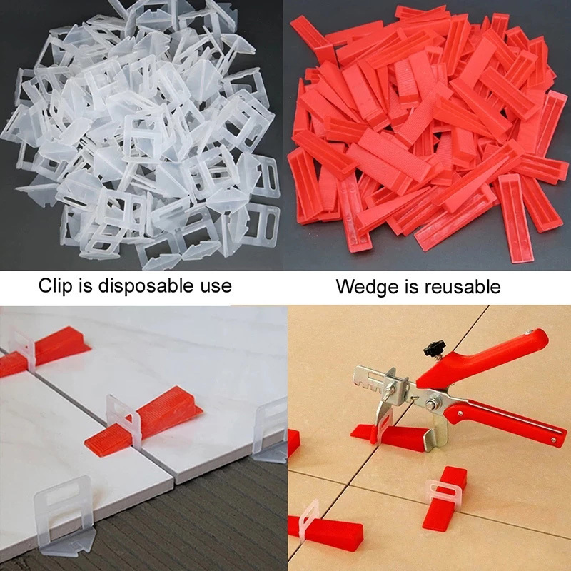 Tile Installation Tools Ceramic Spacers And Levelers Wedge Tile Leveling System Self Leveling Tile Clips