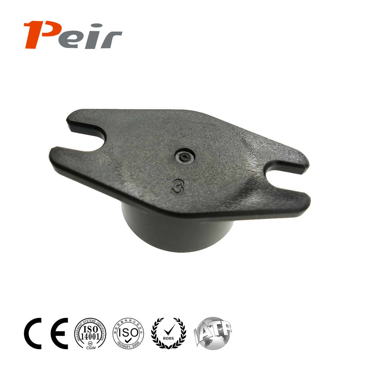 Peir PR-T018A gear damper soft close rotary damper for sliding door with gear rack