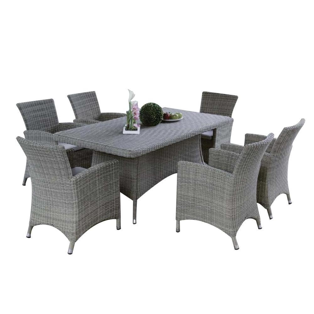 Nautica Patio Furniture Set 0utdoor Dining Table Bench Sets