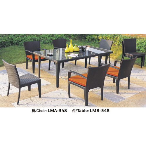 Latest Garden Furniture Aluminium Outdoor Dinning Table Set 10 Chairs