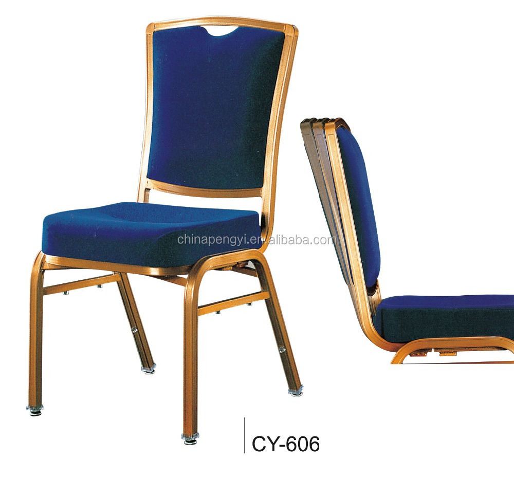 High quality stacking metal banquet room cheap restaurant chairs for sale used