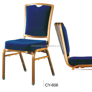 High quality stacking metal banquet room cheap restaurant chairs for sale used