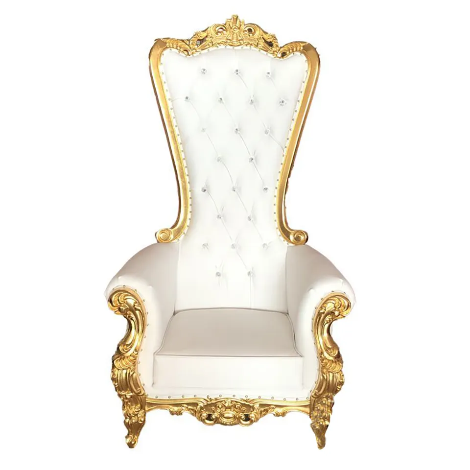 Wedding Rental Large Lion Blue Cheap King And Queen Throne Chairs