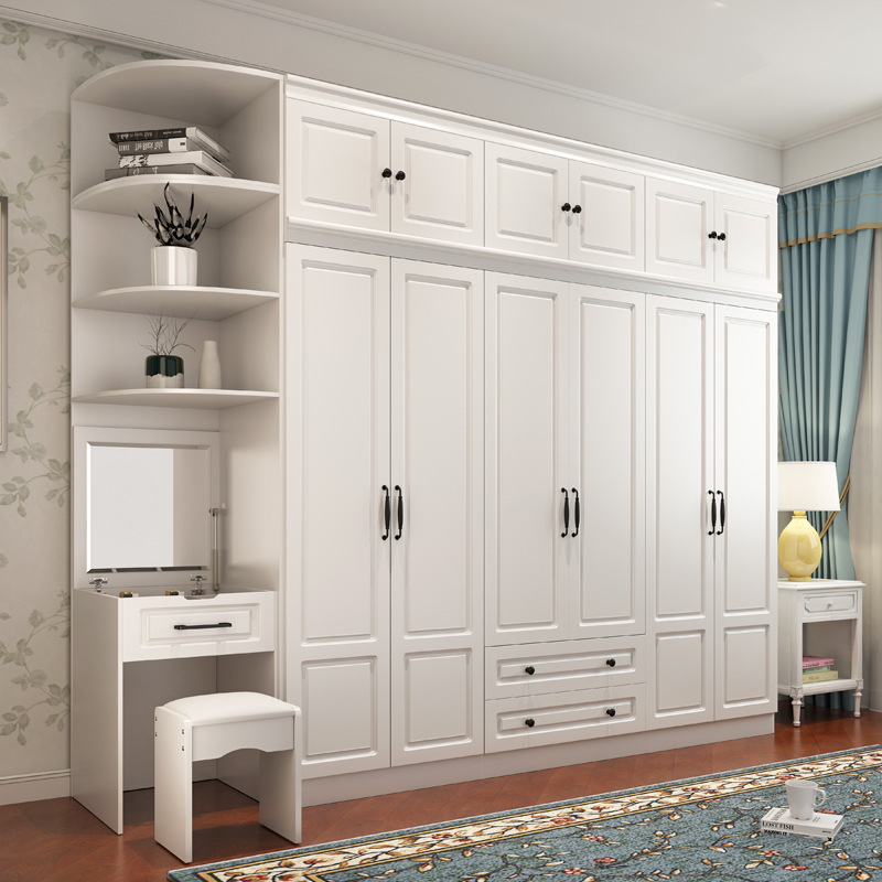 Custom Luxury Clothes Modern Bedroom wardrobe closet Ideas Design White Walk in Closet