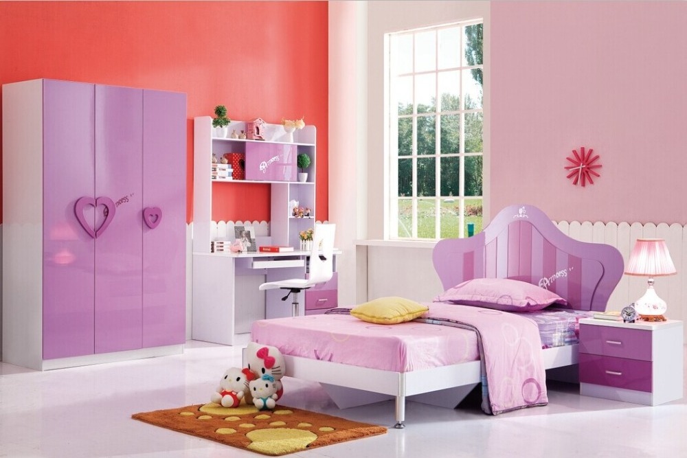 attractive and durable hello kitty bed for little girls