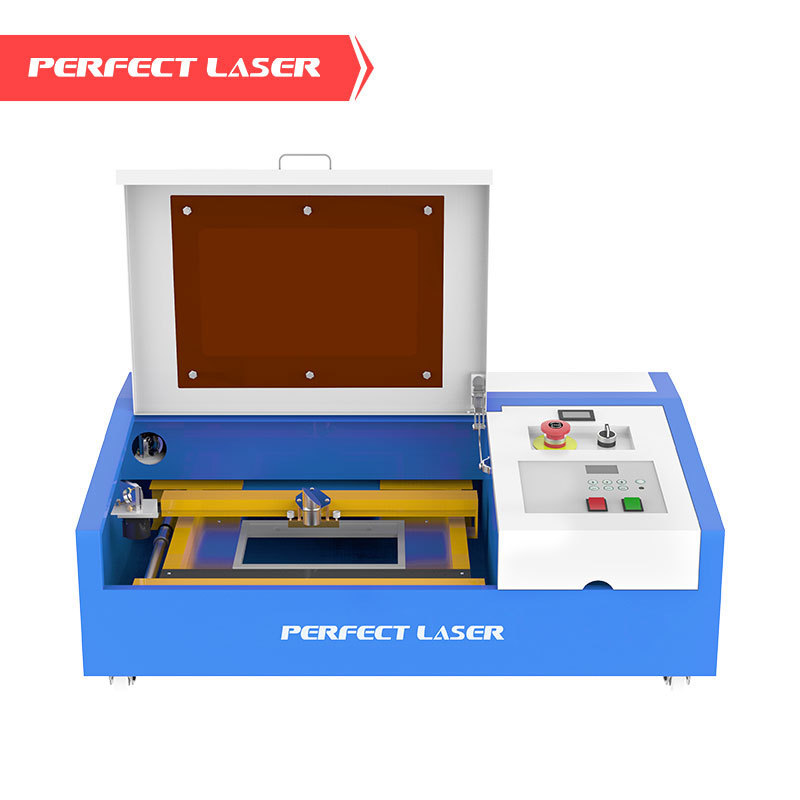 3020 Small Mini Co2 40W Lazer Engraver  Laser Rubber Stamp Cutting Engraving Machine Price