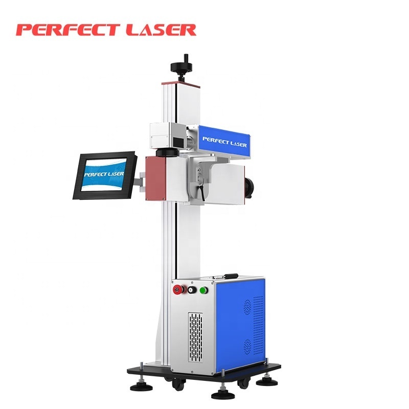 Perfect Laser 10/20 W Lifting Laser Wire Marker Flying Fiber ABS Laser Engraved Sheet Cable Tie Marking Label Machine