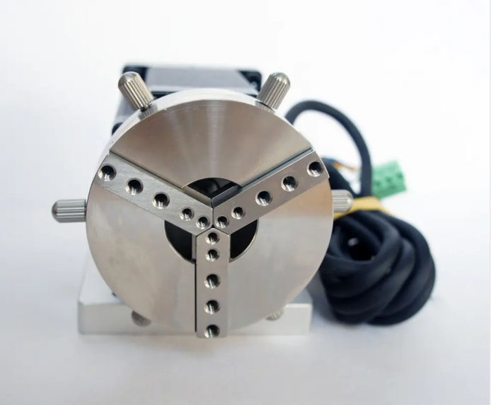 Rotary Chuck Fixture Claw Rotate Jig For Jewelry Ring Fiber Laser Marking Engraving Machine Parts