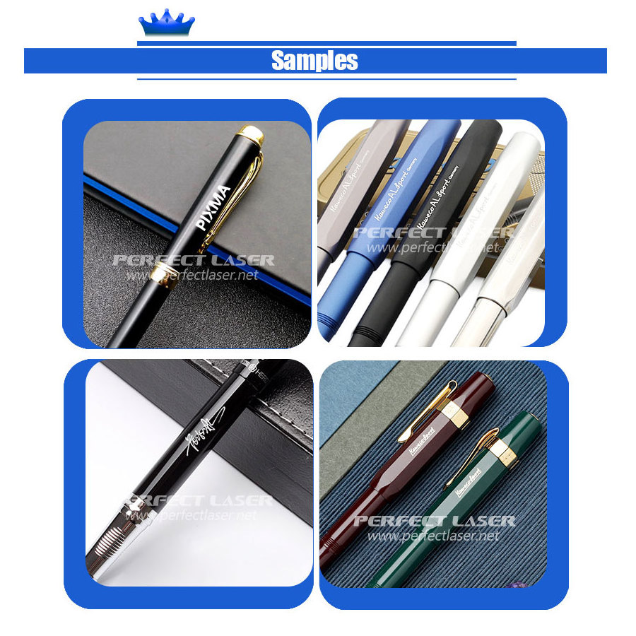 Pen engraving fiber laser marking  machine for pens