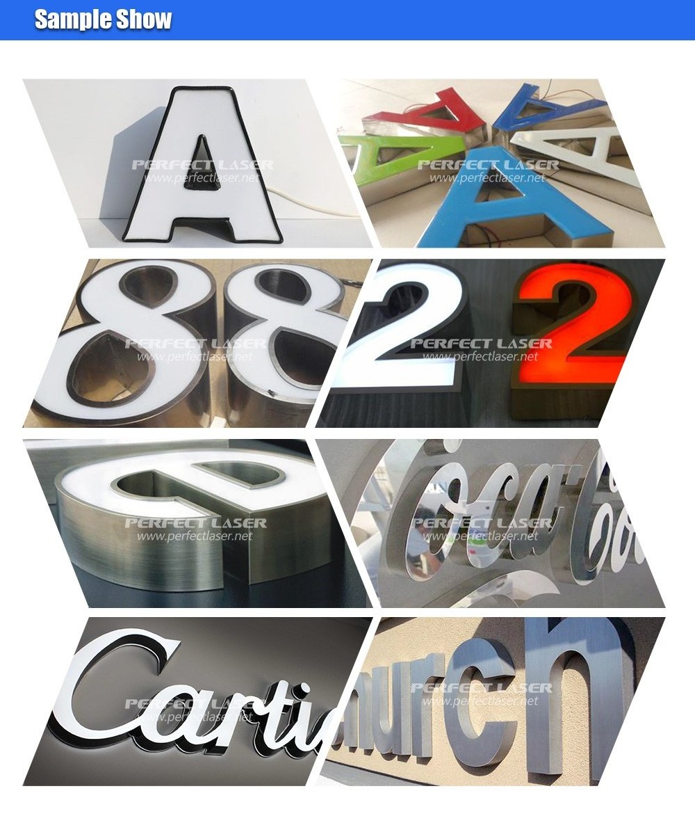 3D Alphabet Automatic  cnc advertising sign Channel Letter Bender bending machine for aluminium stainless steel and galvanized