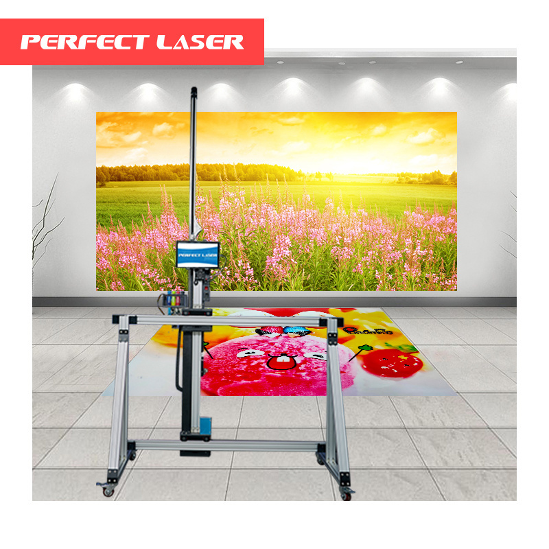 3d 5d Effect UV Wall/Floor/Ground Art Glass/Wood/Ceramic/Paper/Metal Direct Inkjet Printers Spraying Printing Painting Machine