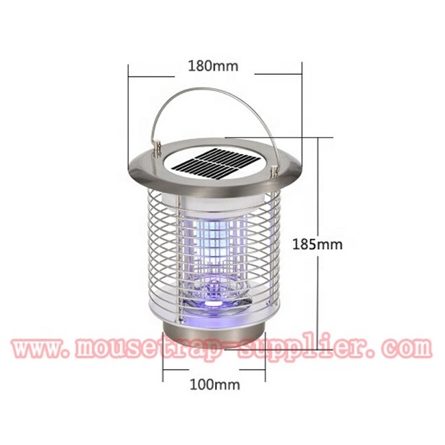 Indoor & Outdoor Rechargeable Solar UV LED Electric Insect Mosquito Killer Lamp