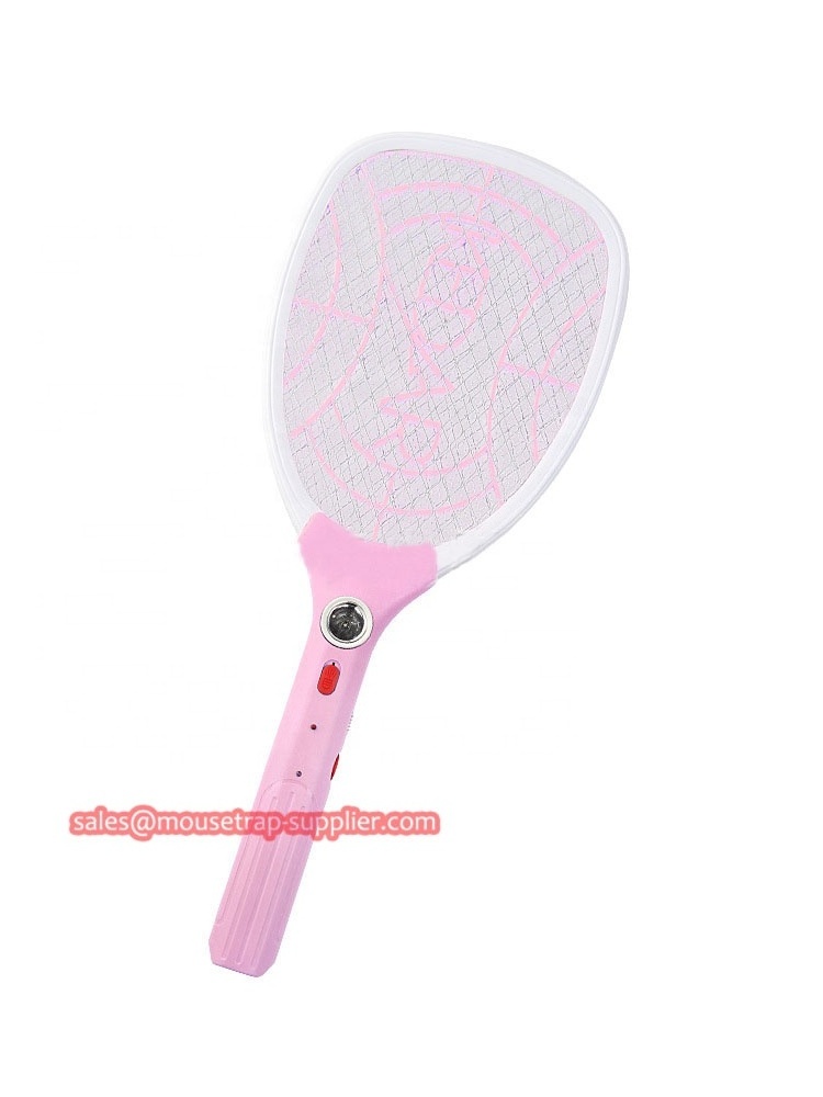 Indoor Plastic Rechargeable Electronic Fly Swatter Racket Bug Killer Electric Mosquito Swatter