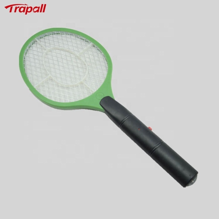 Rechargeable Fly Mosquito Indoor Electric Bug Zapper Racket with LED Light