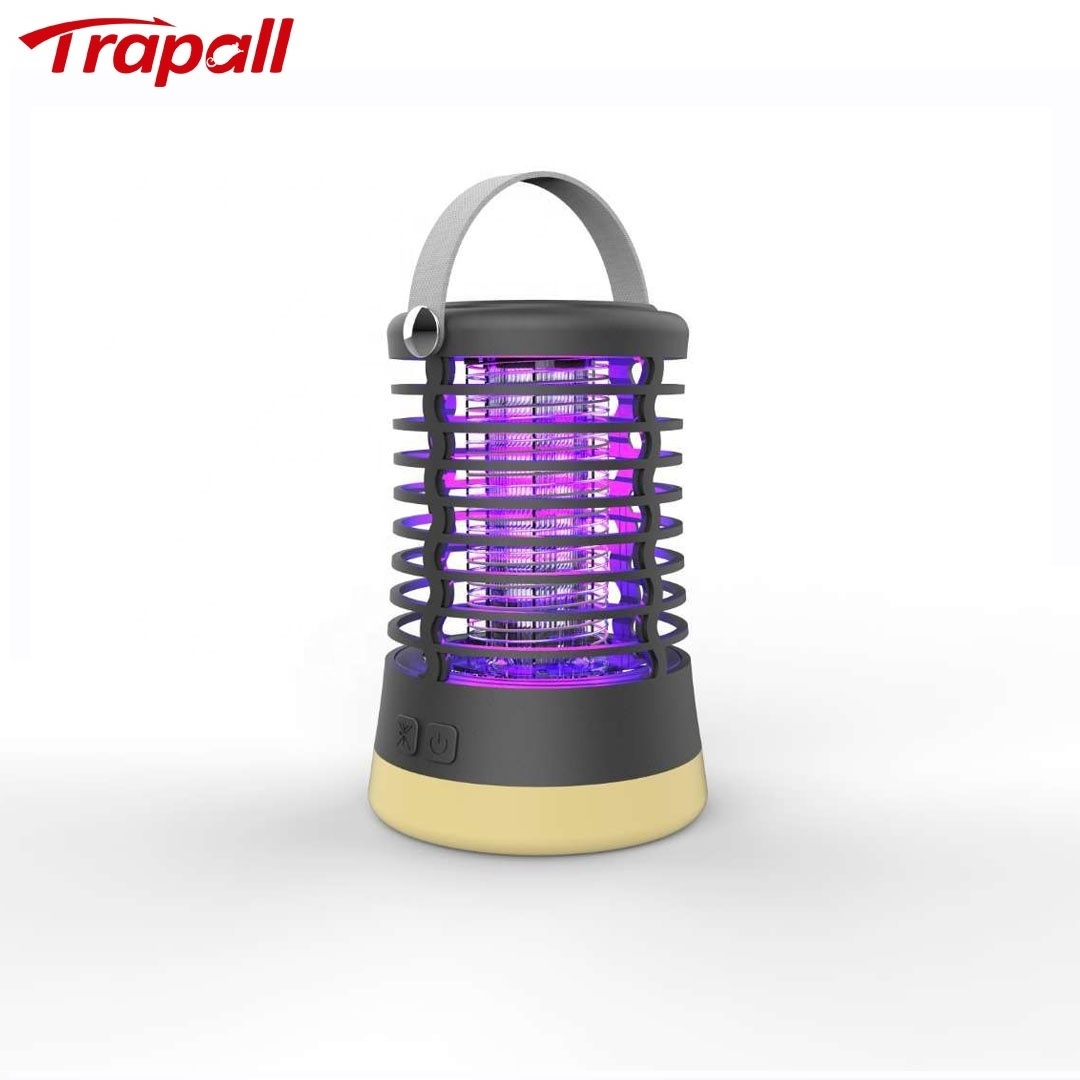 UV LED Fly Trap Indoor Bug Zapper  with Handle Mosquito Killer Lamp