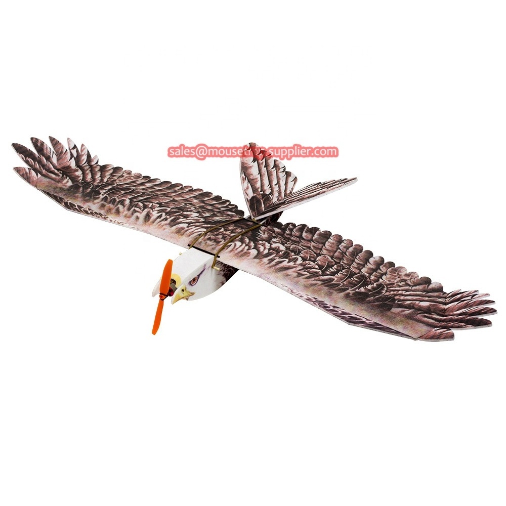 Outdoor Electronic Remote Control Flying Hawk Raven Bird Deterrent Scarecrow