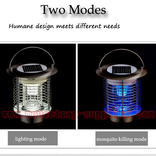 Indoor & Outdoor Rechargeable Solar UV LED Electric Insect Mosquito Killer Lamp