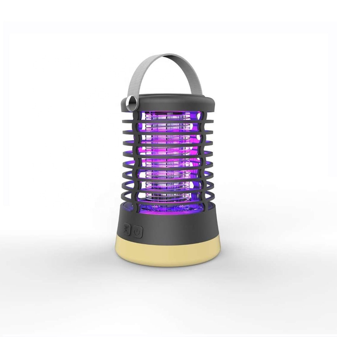 UV LED Fly Trap Indoor Bug Zapper  with Handle Mosquito Killer Lamp