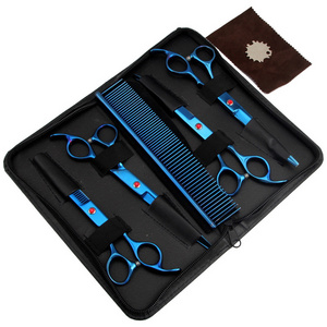 Hot Selling 5pcs Stainless Steel Pet Dog Scissors Set Professional Dog Grooming Scissors set