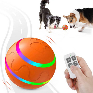 New arrivals USB charging fun sports spin jump ball intelligent interactive pet toys dog and cat accessories