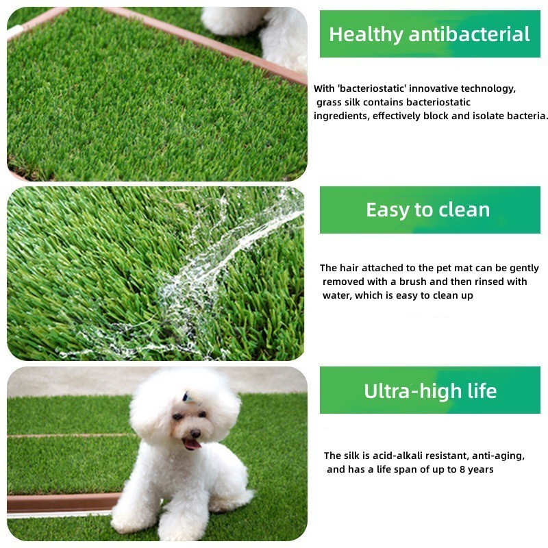 Dog toilet lawn mat can be washed artificial lawn mat pet supplies point to urinate remove dog basin