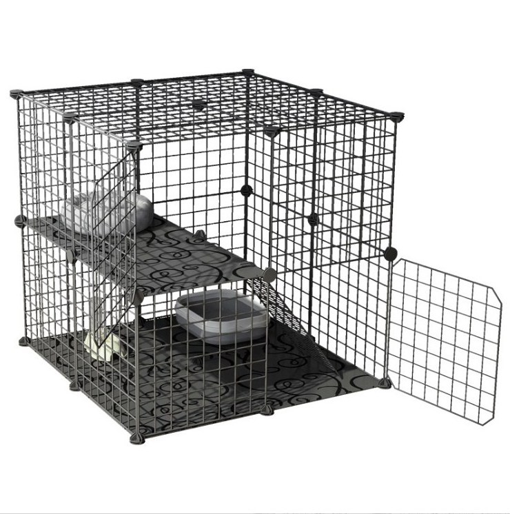 New Design Cages Cat Cage Villa Trap Large Cats Enclosure Kennel Dog Playpen Indoor Crate Animal Pet Cages Carriers