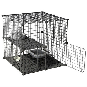 New Design Cages Cat Cage Villa Trap Large Cats Enclosure Kennel Dog Playpen Indoor Crate Animal Pet Cages Carriers