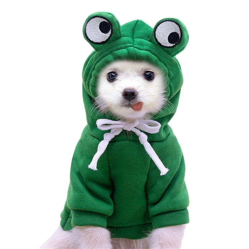 Manufacturer Wholesale Cute Fruit Dog Clothes Small Dog Hoodie Warm Fleece Pet Clothes