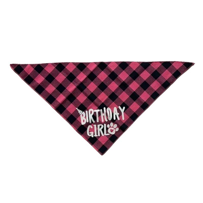 Hot Selling Accessories Decoration For Puppy Birthday Party Supplies Pet Collar Bow Tie Bandana Scarf Customization