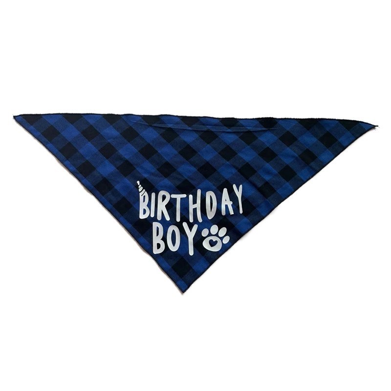 Hot Selling Accessories Decoration For Puppy Birthday Party Supplies Pet Collar Bow Tie Bandana Scarf Customization