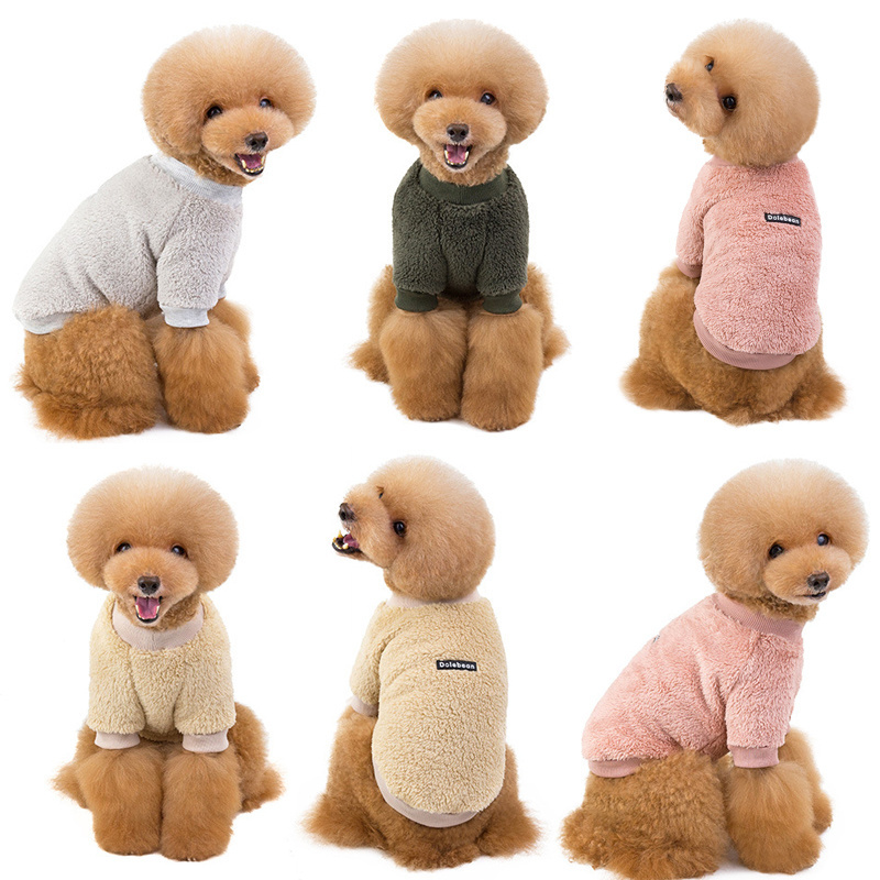 Custom Orders On Luxury Pink Pet Cartoon Dachshund Warm Fleece Sweater Costumes Dresses Autumn and Winter Clothes