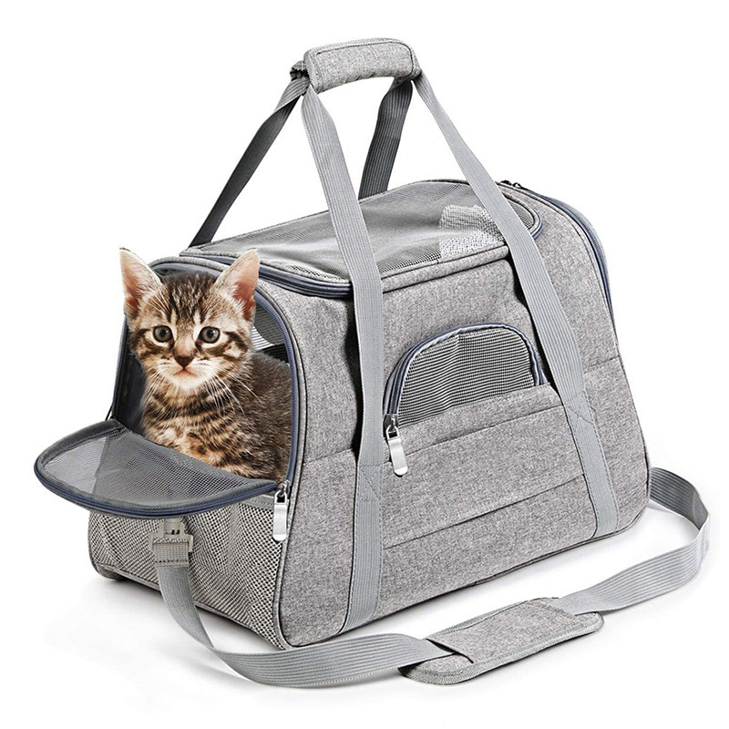 OEM/ODM Eco-Friendly Airline Approved Portable Outdoor Foldable Backpack Cat Pet Puppy Carriers Dog Carry Bags