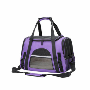 Wholesale IN Stock Airline Approved Portable Outdoor New Design Foldable Backpack Cat Pet Carriers Dog Carry Bags