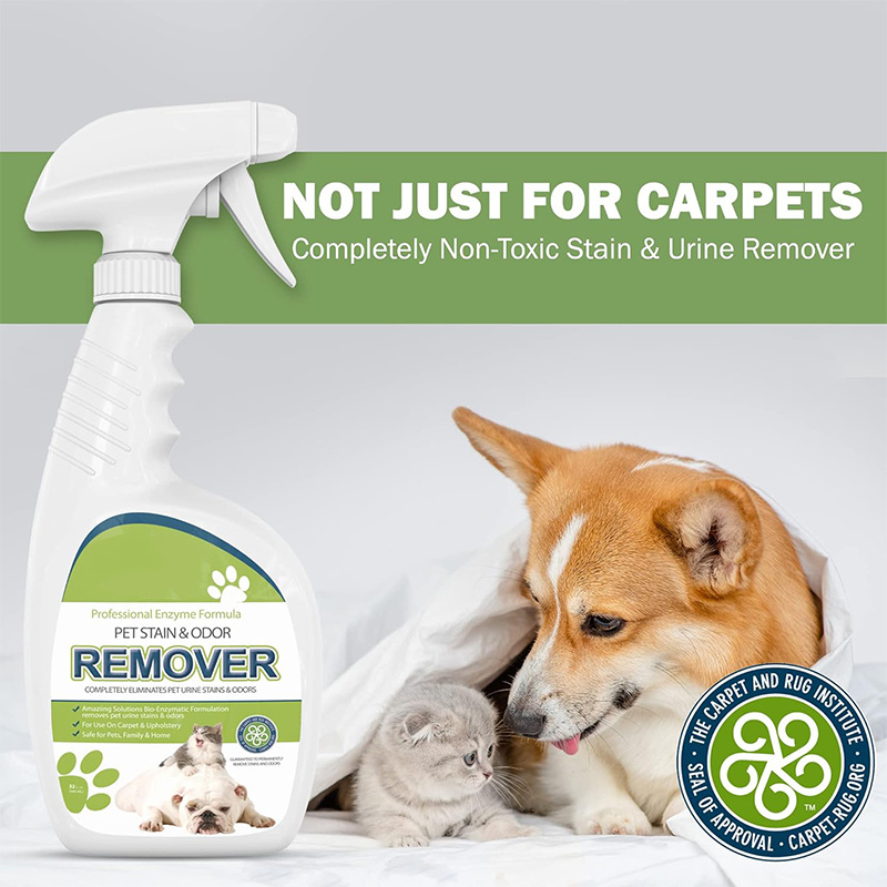 Enzyme Power Carpet Urine Pet Odour And Stain Remover Odor Eliminator Deodorant Spray For Cats And Dog