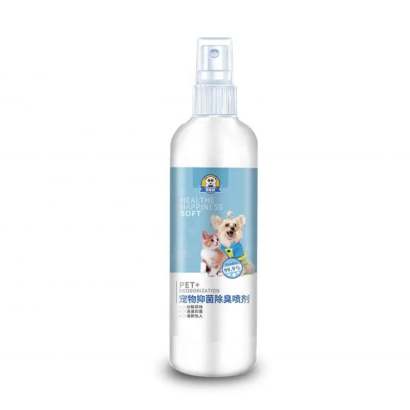 Wholesale Safe Non Toxic Pet Deodorization Anti-Bacteria Spray Plant Extracts Pet Deodorant for Pets