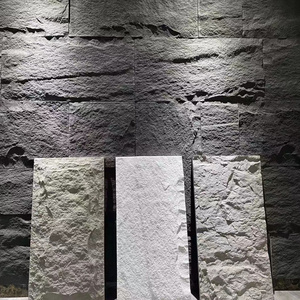 soft thin light artificial stone faux stone wall panels pu stone wall panel for wall decoration