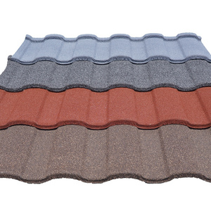 Galvanized Metal Shingle Roma Roofing Sheets Color Stone Coated Roof Tiles for House Villa