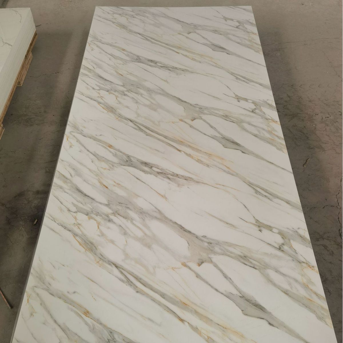 Plastic UV marble board Waterproof PVC wall panel wood grain UV PVC faux marble sheet for home decoration