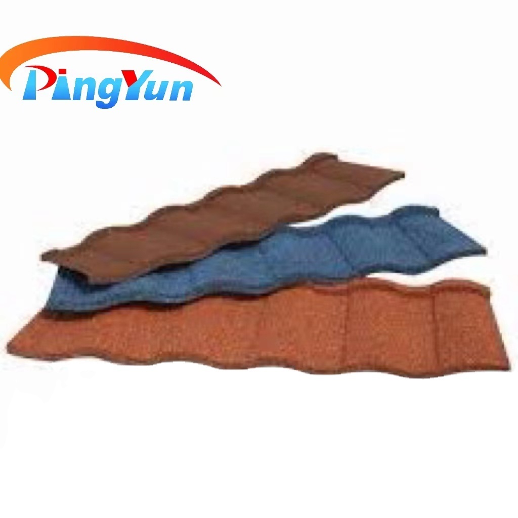 Good price colorful stone coated steel roofing tiles metal roof Shingles sheet