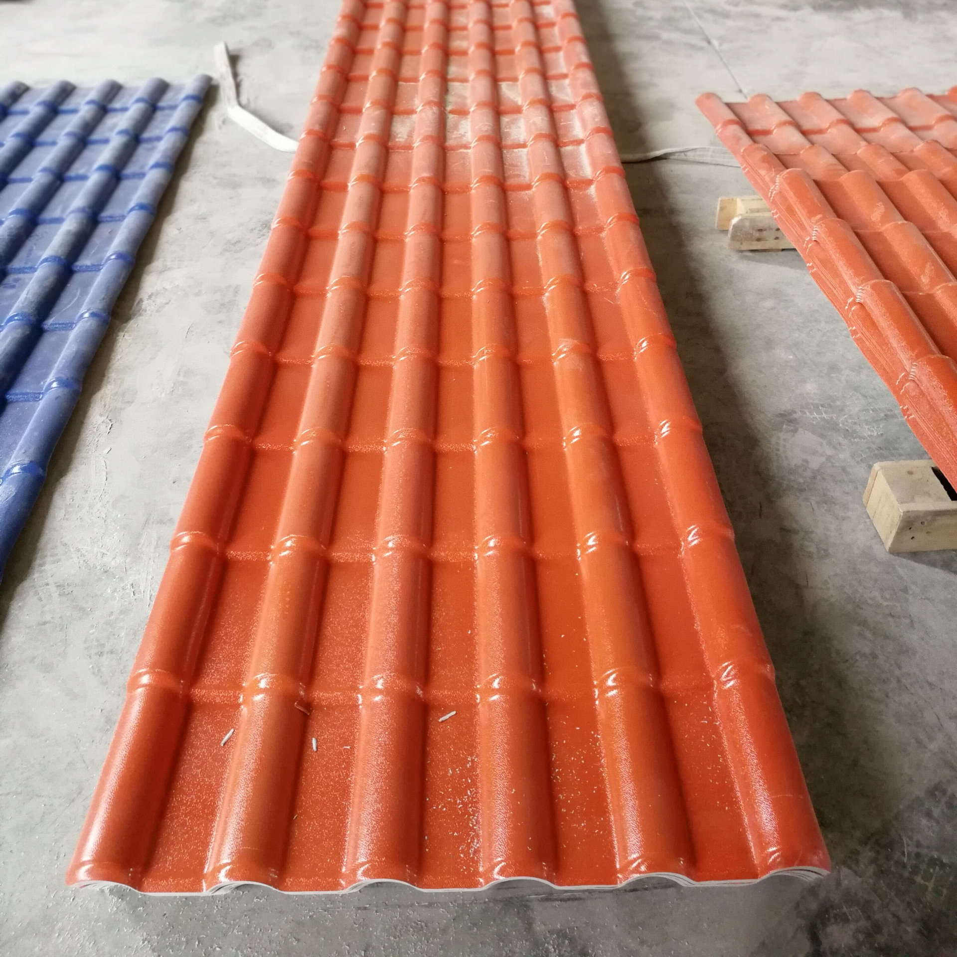 Outdoor pvc heat insulation roofing sheet  corrugated tile roof and ASA roof sheet panel