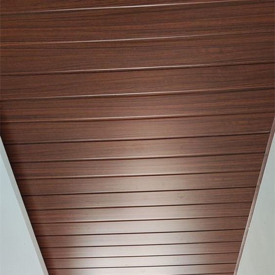 PVC Ceiling Panel Moisture Proof Wood Ceiling Wall Waterproof Interior Decorative durable laminated pvc ceiling panel in China