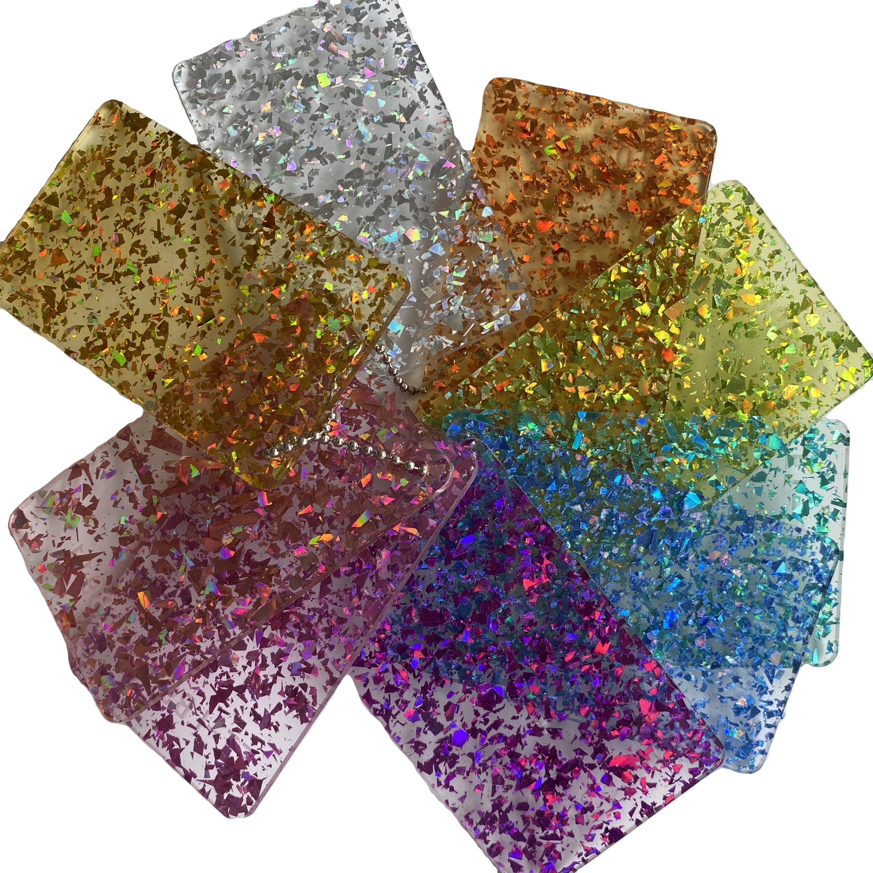 1220*2440mm Colorful Glitter Plastic PMMA Laser Cutting Marble Pattern Acrylic Sheet