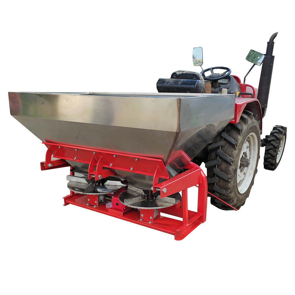 Agricultural 500L 1000L Stainless Steel Fertilizer Spreader for Tractor