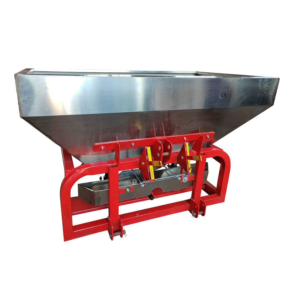 Agricultural 500L 1000L Stainless Steel Fertilizer Spreader for Tractor